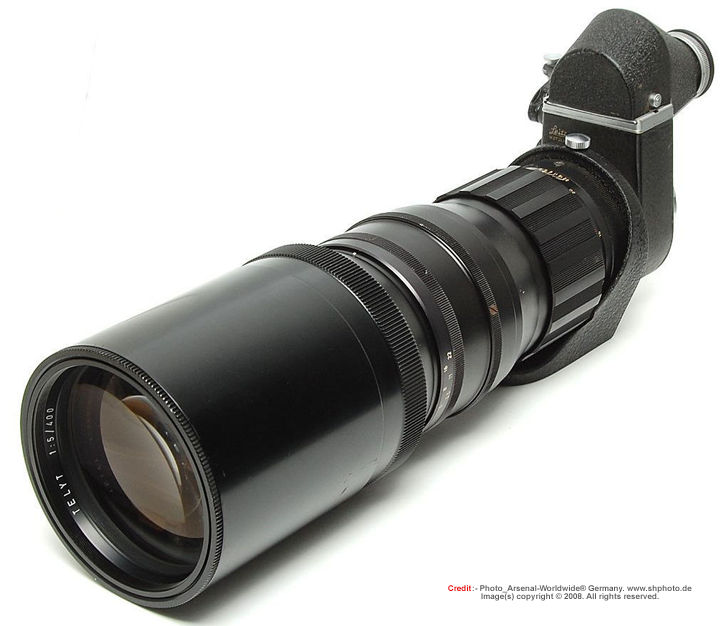 LEICA VISOFLEX TELYT 1:5 f=400mm (400mm f/5.0) Super Telephoto lens  