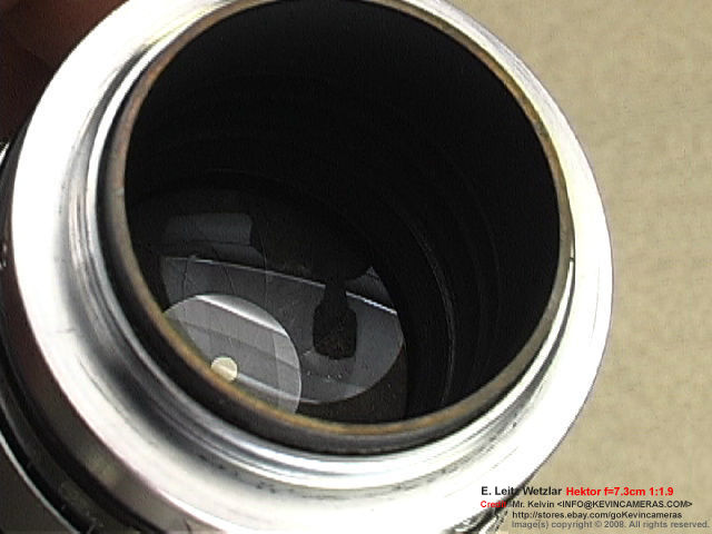 rear lens mount Leica Ernst Leitz Wetzlar HEKTOR f=7.3cm 1:1.9 (73mm f/1.9) short Telephoto Lens 