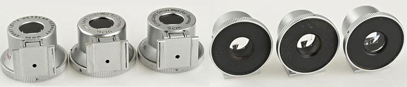 SGVOO 9cm finders with different engravings 
