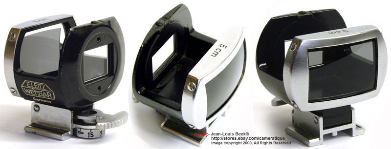 Newer type of Brightline frame Finder for 35mm lenses