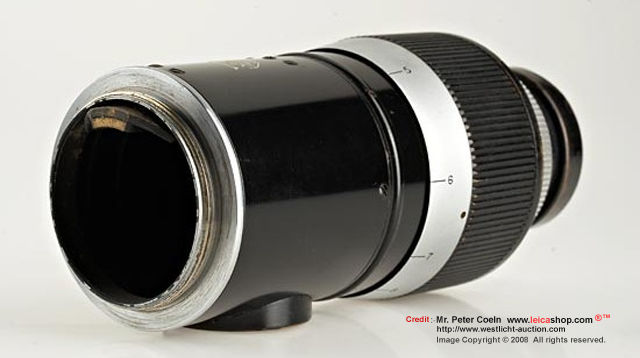 Rear mount section, Anastigmat 4.5/127mm 