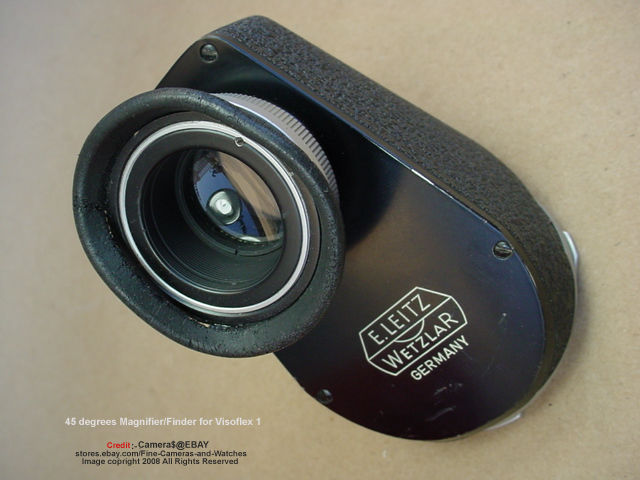 45 degree  angle Magnifier Finder for Leica Visoflex 1 front view