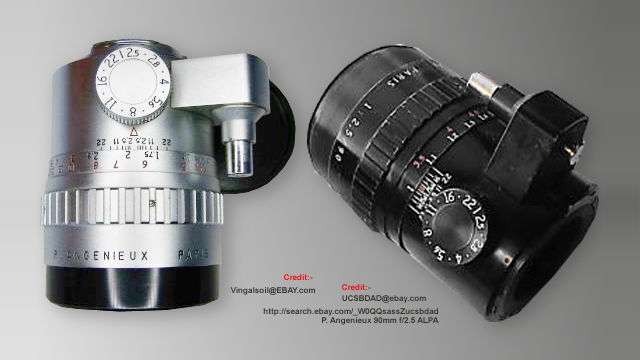 French P.Angenieux 90mm f/2.5 for ALPA