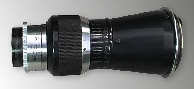 Leica Ernst Leitz Wetzlar ELMAR 105mm f/6.3 telephoto lens side view