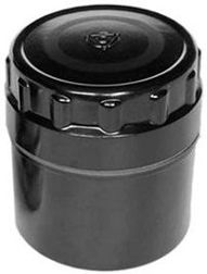 Early plastic black lens case for Micro-Nikkor 5cm f/3.5