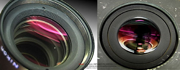 Lens mount and front lens element on Nippon Kogaku Japan Ultra-Micro-NIKKOR 28mm f/1.7 M=1/10 g