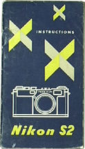Instruction manual for Nikon S2