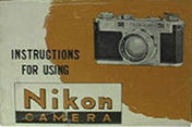 Instruction manual for Nikon M early