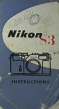 Instruction manual for Nikon S3