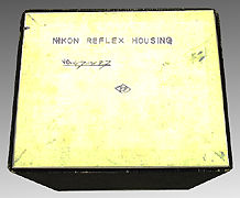 An old, rare box / case for Nikon Reflex Housing with EP mark