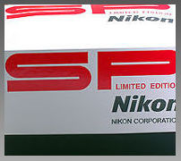 newer design of a Corugated box / packing for Nikon SP 2005 rangefinder camera model