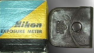 An old type exposure meter for rangefinder Nikon RF cameras 
