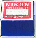 second generation Nikon boxes for packing during rangefinder era