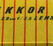 RF NIkkor lens rangefinder version packing and newer boxe design next stage