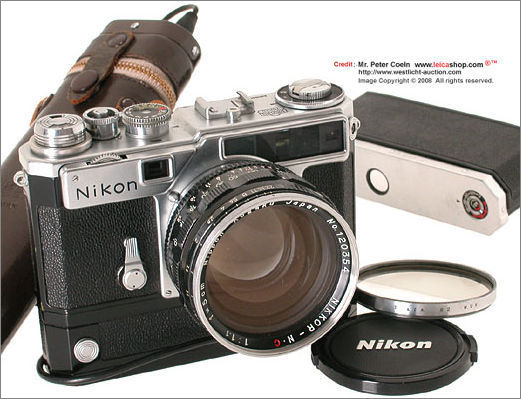 Nikon rangefinder system S36 electric Motor Drive for rangefinder system with accessories 