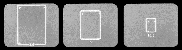 Bright line frame inside Nikon S3M