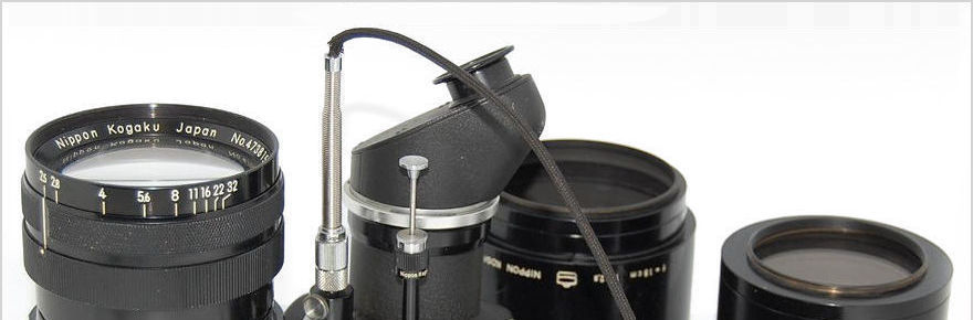 Nikon Accessories : Nikon Reflex Housing Model 2 with RF Nikkor 180mm f/2.5 & 250mm f/4.0 telephoto lens - Picture Section one