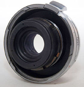 Rear lens mount for Contax bayonet Nikon W-Nikkor.C 1:2.5 f=3.5cm (35mm f/2.5) wideangle rangefinder lens