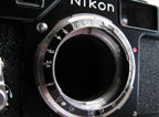 Features on Nikon S3 Millennium 2000 Limited Edition Black rangefinder camera - lens mount and distance indexes