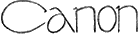 Improved old logo of Canon, approx. 1940+