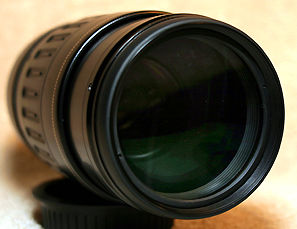 Canon EF 100-300mm f/4.5~5.6 USM front section view