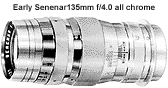 Canon old RF 135mm f/4.0 tele lens