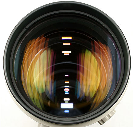 Front element of Canon EF 200mmf1.8L