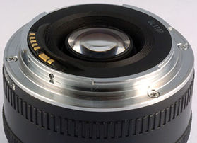 Rear metal lens mount Canon EF 24mm f/2.8 AFD