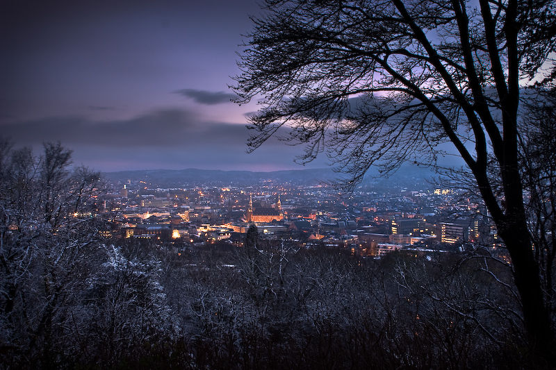 Evening at hill top by Florian Buetow