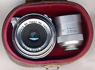 Antique Canon RF 28mm f/3.5 wideangle