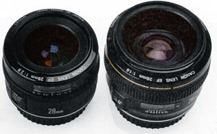 Dual Canon EF 28mm wideangles