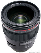 A nice view on Canon EF 35mm f/1.4L wideangle lens