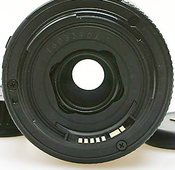 Canon EF 55-200mm f/4.5~5.6 Rear plastic lens mount