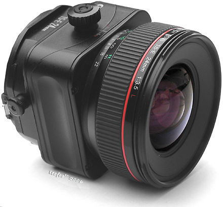 Canon TS-E Tilt and SHift EF lenses