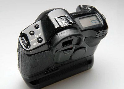 Canon EOS-1 SLR camera control panel