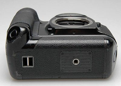 Canon EOS-1 SLR camera BASE view