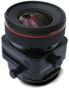 A typical Canon TS-lens explained