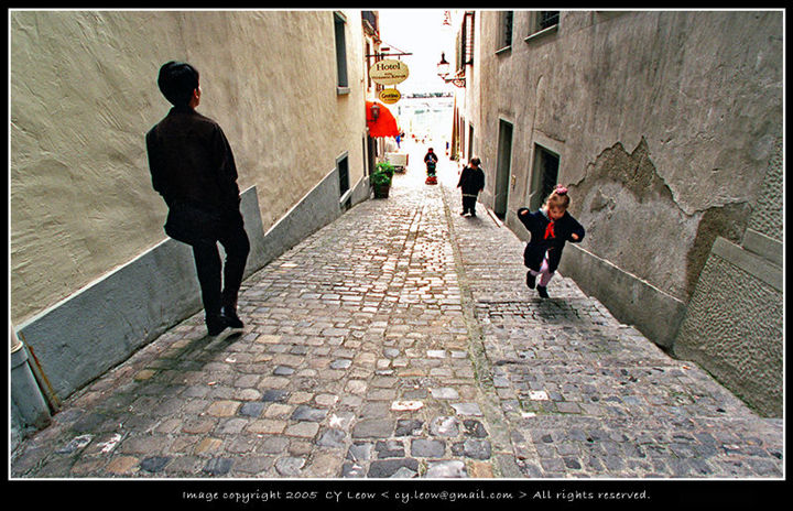 The alley, Athens, Greece
