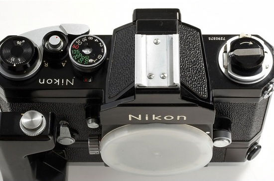Extra long accessory finder for zoom finder on Nikon F High Speed Motor Drive Camera, Sapporo Winter Olympic Model, 1972