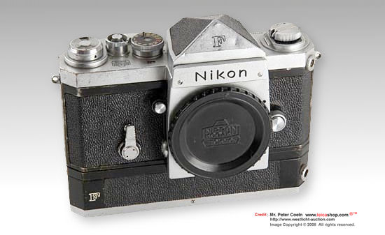 Nikon F Eye level Chrome w/F36 TOKYO Motor Drive   approx. 1960