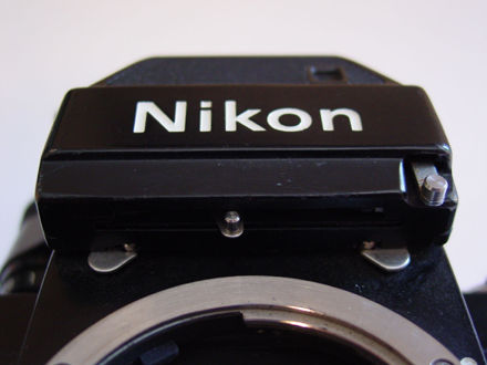 Nikon DP3 metered prism / finder as Nikon F2SB undernealth