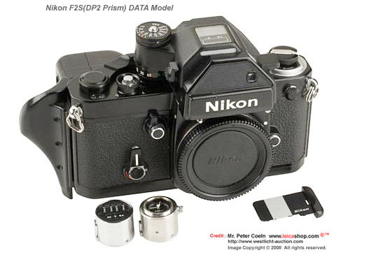 Nikon F2S DATA with batteries, 1977