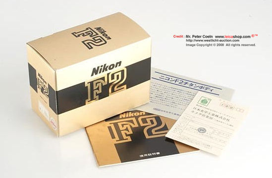Full papers and manual as well as original box for Nikon F2T 
