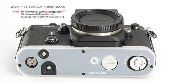 Base section view of a Nikon F2T 