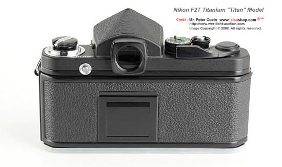Rear section view of Nikon F2T