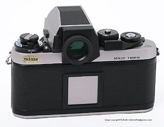 Nikon F3HP Titan limited / Special edition REAR section