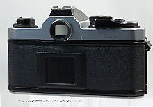 Nikon FM2N chrome rear view