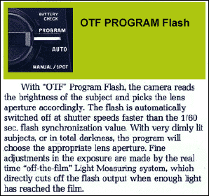 OTF PROGRAM AUTO FLASH explained