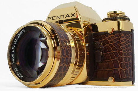 Pentax LX Gold Limited Edition with 50mm f/1.2 Gold lens