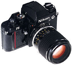 Lens mounted on the F3